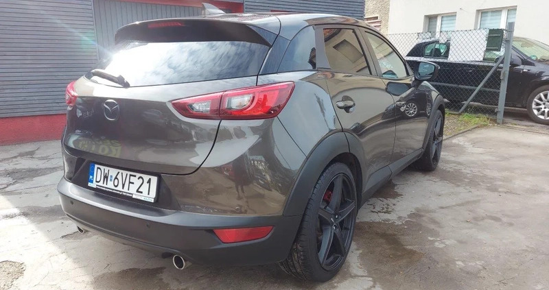 Mazda CX-3 cena 72900 przebieg: 108000, rok produkcji 2018 z Śrem małe 704